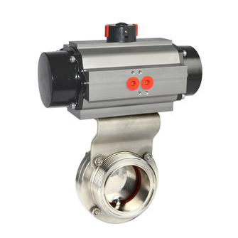 衛生級氣動蝶閥 衛生級氣動蝶閥