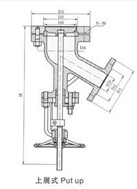 上展式放料閥 上展式放料閥