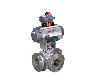 氣動三通球閥 氣動三通球閥